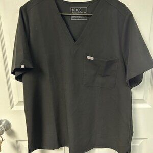 FIGS Scrub Top - Black XXL
